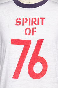 1970s T-Shirt Ringer Tee Spirit of 76 S