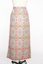 Load image into Gallery viewer, 1960s Maxi Skirt Metallic Lamé S