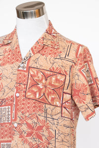 1970s Hawaiian Shirt Cotton Men's M