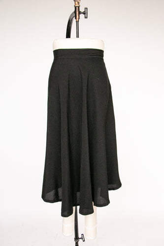 1950s Full Skirt Cotton Printed M