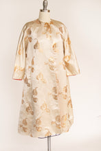 Load image into Gallery viewer, 1950s Reversible Swing Coat Silk Brocade Cocktail