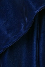 Load image into Gallery viewer, 1950s Jacket Blue Velvet Swing Coat L / M