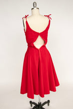 Load image into Gallery viewer, 1950s Dress Velvet Full Circle Skirt Emma Domb XXS
