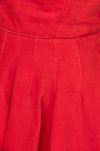 1950s Dress Velvet Full Circle Skirt Emma Domb XXS