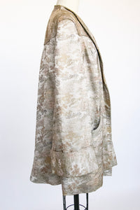 1940s Swing Jacket Metallic Brocade Japanese