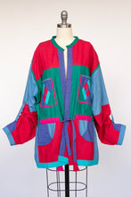 Load image into Gallery viewer, 1990s Jacket Reversible Patchwork Color Block Quilted Cotton