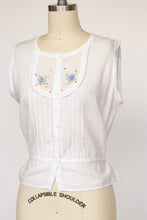 Load image into Gallery viewer, 1970s Blouse Cotton You Babes Top S
