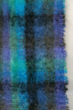 Load image into Gallery viewer, 1980s Scarf Mohair Wool Plaid Knit Wrap Ireland