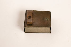 1970s Belt Buckle Cigarette Case Copper