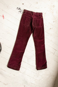 1970s Bell Bottom Cords Corduroy Pants 27" x 30"