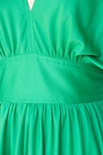 Load image into Gallery viewer, 1970s Wrap Dress Kelly Green Knit S