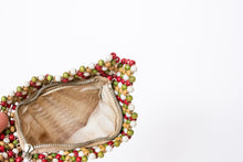 Load image into Gallery viewer, 1940s Purse Deco Wooden Beaded Clutch Bag