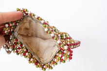 Load image into Gallery viewer, 1940s Purse Deco Wooden Beaded Clutch Bag