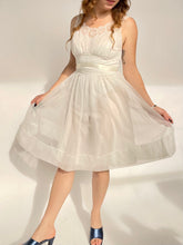 Load image into Gallery viewer, 1960s Nightgown Robe Slip Set Lace Chiffon Lingerie Vanity Fair S