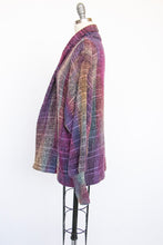 Load image into Gallery viewer, 1980s Joan McGee Oversized Hand Woven Silk Cardigan Sweater