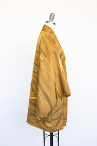 1950s Haori Rayon Crepe Lounge Robe