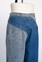 Load image into Gallery viewer, 1980s Jeans Cotton Denim Two Tone Volup High Waist 36&quot; x 35&quot;