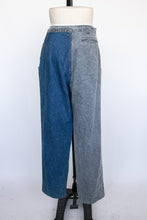 Load image into Gallery viewer, 1980s Jeans Cotton Denim Two Tone Volup High Waist 36&quot; x 35&quot;