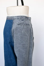 Load image into Gallery viewer, 1980s Jeans Cotton Denim Two Tone Volup High Waist 36&quot; x 35&quot;