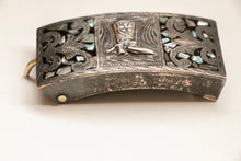 Load image into Gallery viewer, Vintage Belt Buckle Sterling Silver Mexican Western