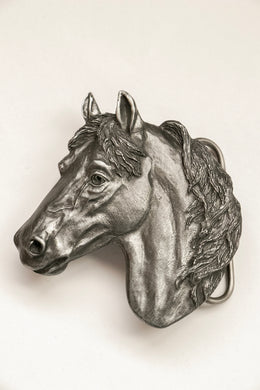 Vintage Belt Buckle Western Horse Head Siskiyou 1990s