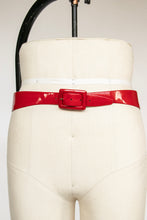 Load image into Gallery viewer, 1950s Belt Red Adjustable Waist Cinch M