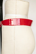 Load image into Gallery viewer, 1950s Belt Red Adjustable Waist Cinch M