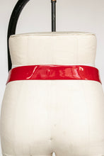 Load image into Gallery viewer, 1950s Belt Red Adjustable Waist Cinch M