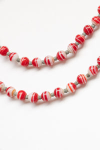 1920s Necklace Glass Bead Deco Jewelry