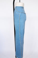 Load image into Gallery viewer, 1970s Jeans Bell Bottoms Cotton Denim 27&quot; x 30&quot;