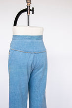 Load image into Gallery viewer, 1970s Jeans Bell Bottoms Cotton Denim 27&quot; x 30&quot;