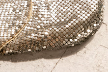 Load image into Gallery viewer, 1950s Whiting &amp; Davis Purse Mesh Silver Metal Clutch Bag