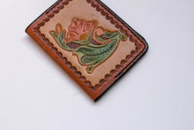 Load image into Gallery viewer, 1970s Wallet Tooled Leather Western Floral