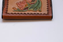 Load image into Gallery viewer, 1970s Wallet Tooled Leather Western Floral