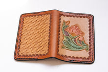 Load image into Gallery viewer, 1970s Wallet Tooled Leather Western Floral