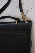 Load image into Gallery viewer, Vintage Coach Purse 1980s Black Leather Willis Cross Body Satchel Bag