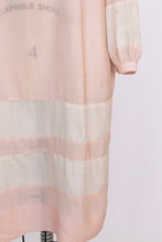 Load image into Gallery viewer, 1920s Antique Dress Striped Silk Pink S