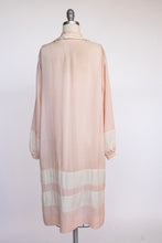 Load image into Gallery viewer, 1920s Antique Dress Striped Silk Pink S