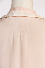 Load image into Gallery viewer, 1920s Antique Dress Striped Silk Pink S