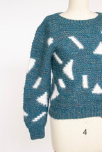 Load image into Gallery viewer, 1980s Sweater Angora Wool Chunky Knit S