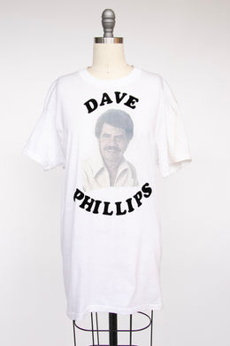 1970s T-Shirt Music Dave Phillips seattle Tee Shirt M