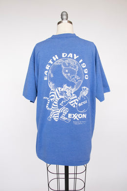 1990s Tee Exxon Earth Day T-Shirt S