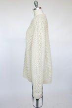 Load image into Gallery viewer, 1970s Wool Fisherman Sweater Hand Knit L