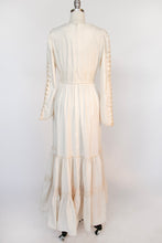 Load image into Gallery viewer, Vintage 1970s Gunne Sax Dress Maxi Coton Lace sz 11