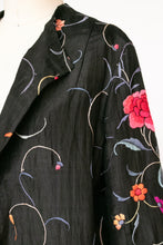 Load image into Gallery viewer, 1920s Chinese Embroidered Floral Jacket Deco