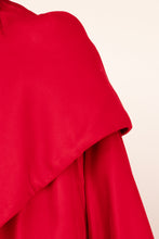 Load image into Gallery viewer, 1950s Velvet Swing Coat Red Jacket L / M