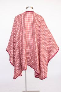 1980sWool Woven Ponacho Cape Coat