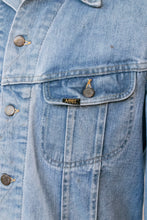 Load image into Gallery viewer, 1970s Denim Jacket Lee Rider Blue Cotton M