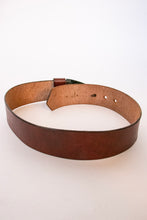 Load image into Gallery viewer, 1950s Belt Brown Leather Waist Cinch XS