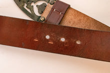 Load image into Gallery viewer, 1950s Belt Brown Leather Waist Cinch XS